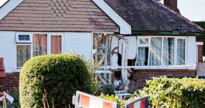 Pictures show house crumbling from damage after car ploughs into home - www.manchestereveningnews.co.uk - Manchester
