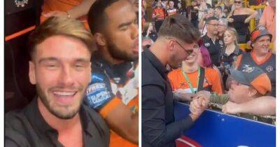 ITV Love Island's Jacques reunited with teammates and fans at Castleford Tigers as he and Paige delete all traces of each other - www.manchestereveningnews.co.uk - county Kerr
