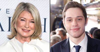 Martha Stewart Says Pete Davidson Is the ‘Son I Never Had’: He’s a ‘Charming Boy’ - www.usmagazine.com - New Jersey