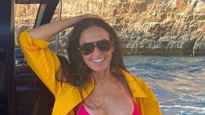 Demi Moore’s Colorful Bikini Is Serious Swimsuit Goals - www.glamour.com - county Moore
