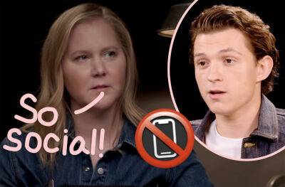 Is Amy Schumer Shading Tom Holland? Watch Her Joke About Celebs Taking Breaks From Social Media For Mental Health! - perezhilton.com