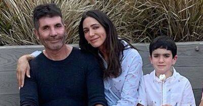 Simon Cowell looks loved-up with fiancée Lauren Silverman during countryside break with son Eric, 8 - www.ok.co.uk - Britain