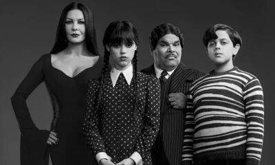 The Addams Family: First look at Catherine Zeta-Jones and Luis Guzmán as the Parents - us.hola.com