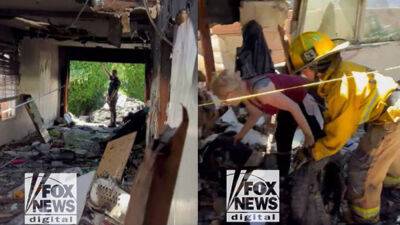 Anne Heche car crash scene footage released: Inside damaged Los Angeles home - www.foxnews.com - Los Angeles - Los Angeles