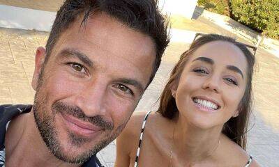 Peter Andre's wife Emily stuns in zebra print mini dress as she marks special occasion in Cyprus - hellomagazine.com - Cyprus
