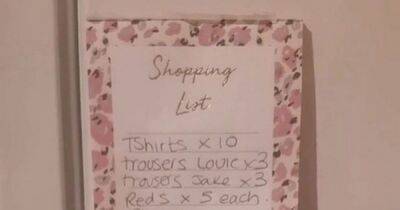 People 'in tears' after little boy, 9, leaves surprising message underneath mum's shopping list - www.manchestereveningnews.co.uk