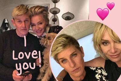 Ellen DeGeneres Celebrates 14-Year Anniversary With Wife Portia de Rossi: 'I Love You' - perezhilton.com
