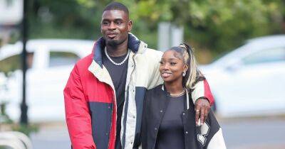 Love Island's Dami and Indiyah ignore hot temperatures and opt for giant coats on day out - www.ok.co.uk - London - USA