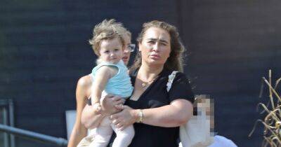 Lauren Goodger looks downcast as she carries daughter Larose after heartbreaking month - www.ok.co.uk - Turkey
