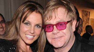 Elton John & Britney Spears Debut 'Hold Me Closer' Single Art & Release Date - www.justjared.com