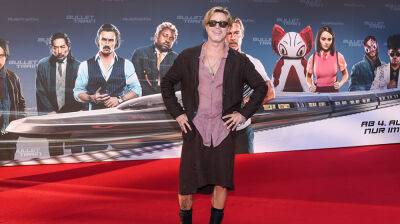Brad Pitt Explains Why He Wore a Skirt on the ‘Bullet Train’ Carpet: ‘We’re All Going to Die, So Let’s Mess It Up’ - variety.com - Los Angeles - Los Angeles - Germany - county Pitt
