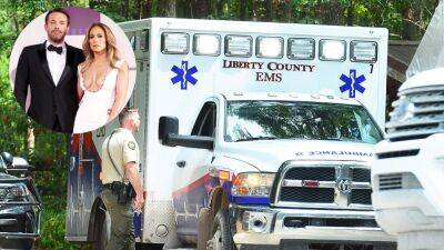 Jennifer Lopez and Ben Affleck Seen at Hospital After Ambulance Arrived to Actor's Georgia Estate - www.etonline.com - county Liberty