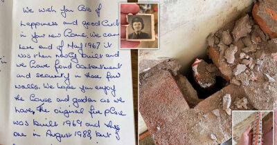 Family find touching 53-year-old time capsule note hidden in fireplace while renovating new home - www.msn.com - Birmingham