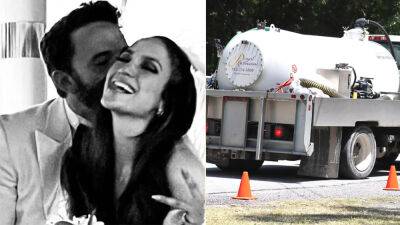 Ben Affleck, Jennifer Lopez prepare for wedding as porta potty with AC arrives - www.foxnews.com - county Hampton