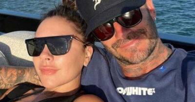 Victoria Beckham shares adorable snap of her and David Beckham loved up on holiday - www.msn.com - county Harper