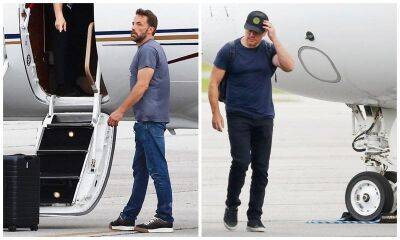 Ben Affleck spotted leaving with Matt Damon after wedding with Jennifer Lopez - us.hola.com - Paris - Los Angeles