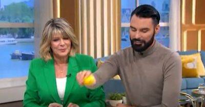 This Morning's Rylan discovers hilarious show secret live on air: 'That isn't real!' - www.ok.co.uk