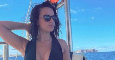 Former Corrie star looks gorgeous as she poses in swimsuit on trip to Ibiza before it all went wrong - www.manchestereveningnews.co.uk - Britain - county Armstrong