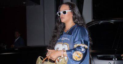 Rihanna looks cool as she heads out in NYC with A$AP Rocky after son’s birth - www.ok.co.uk - Britain - New York - Manhattan - Barbados