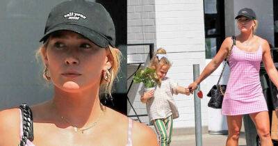 Hilary Duff steps out in Studio City with daughter Banks - www.msn.com - county Banks