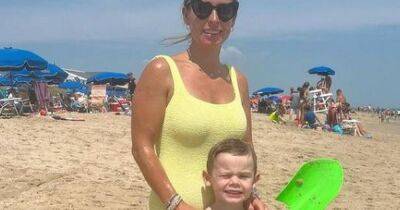 Coleen Rooney stuns in yellow swimsuit during beach getaway with husband Wayne and sons - www.ok.co.uk - county Wayne