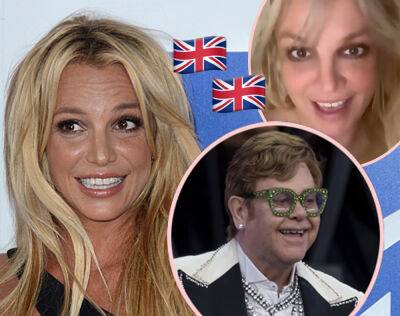 OMG You Have To Hear Britney Spears' Impression Of Elton John! - perezhilton.com - Britain