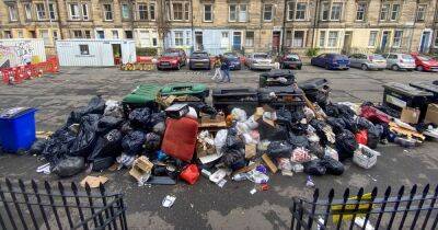 Scots streets may need to be 'decontaminated' as mountains of rubbish pile up amid bin strikes - www.dailyrecord.co.uk - Scotland - Beyond