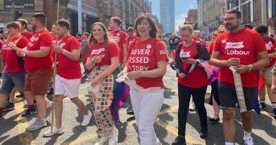 Lucy Powell causes a debate over her choice of t-shirt at Pride... while Bury MP is forced to deny wearing it - www.manchestereveningnews.co.uk - Britain - Manchester - county Hampshire