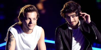 Louis Tomlinson Reacts to Zayn Malik Singing a One Direction Song - www.justjared.com