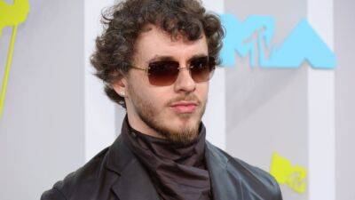 Jack Harlow Hits VMAs Red Carpet In All-Leather Look - www.etonline.com - New Jersey