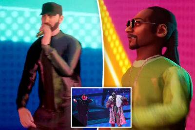 Snoop Dogg gets Eminem super high and into the metaverse at 2022 VMAs - nypost.com