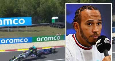 Lewis Hamilton responds to Fernando Alonso calling him an 'idiot' after Belgian GP crash - www.msn.com - Belgium