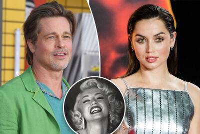 Brad Pitt defends Ana de Armas as Marilyn Monroe: ‘Tough dress to fill’ - nypost.com - USA - Cuba - county Monroe