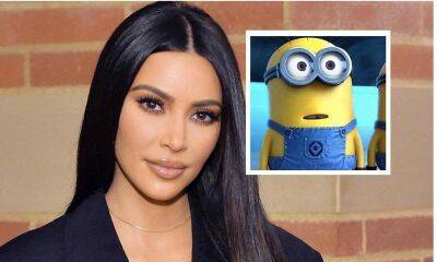 Kim Kardashian transforms into a ‘Minion’ with North West’s makeup skills - us.hola.com