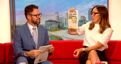 BBC Breakfast's Jon Kay grins as viewers spot Sally Nugent's racy on-air blunder - www.manchestereveningnews.co.uk