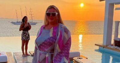 Gemma Collins pleads for drones to stop following her during Greece holiday with Rami - www.ok.co.uk - Greece