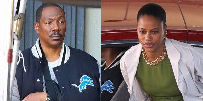 Eddie Murphy & Taylour Paige Get to Work on the Set of 'Beverly Hills Cop: Axel Foley' in L.A. - www.justjared.com - Los Angeles - Los Angeles