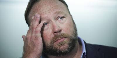 Alex Jones' Lawyers Accidentally Sent His Phone Documents to Plaintiffs in Defamation Trial - Watch His Reaction - www.justjared.com - city Sandy
