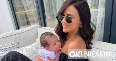 Lucy Mecklenburgh's baby girl tube-fed with high temperature in terrifying hospital dash - www.ok.co.uk