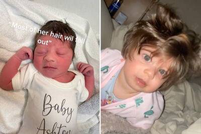 Baby born with full head of hair stuns TikTok: ‘Nicer than mine’ - nypost.com