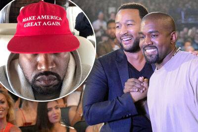 John Legend ends friendship with Kanye West over Trump support - nypost.com - USA