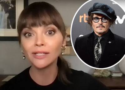 Christina Ricci Reveals Johnny Depp Taught Her What Being Gay Was! - perezhilton.com
