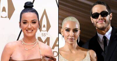 Katy Perry Tells Kim Kardashian ‘No Offense’ After TikTok IDs Pete Davidson as Her ‘Lover’ - www.usmagazine.com - California