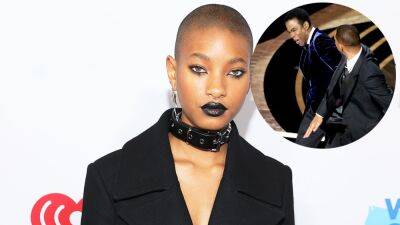 Willow Smith Addresses Dad Will Smith Slapping Chris Rock at the Oscars - www.etonline.com