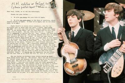 John Lennon’s brutal breakup letter to Paul McCartney: ‘You s–t all over us’ - nypost.com - Vietnam