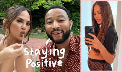 Chrissy Teigen & John Legend 'Cautiously Optimistic' About Third Pregnancy: 'Taking It One Day At A Time' - perezhilton.com