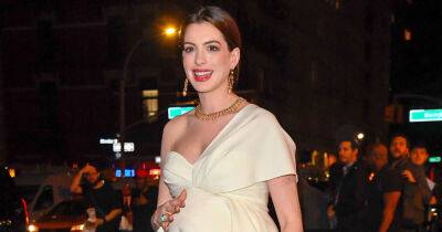 Anne Hathaway's summer fashion game continues strong with the trendiest cream-colored outfit we’ve seen all season long - www.msn.com - France - Paris - New York - New York - Manhattan