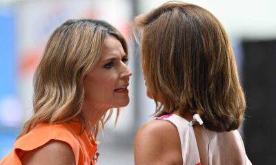 Today's Savannah Guthrie was 'mad' at her co-star Hoda Kotb after the star didn't listen to her in a tongue-in-cheek interview - hellomagazine.com - New York - county Guthrie