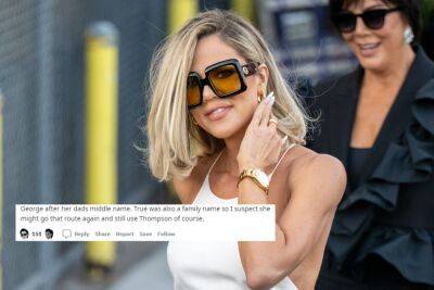 Fans are convinced they already know Khloe Kardashian's new baby name - www.who.com.au