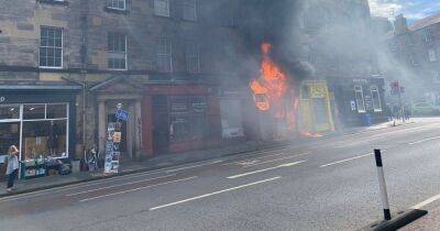 Huge blaze breaks out at Edinburgh chippy as nine fire engines race to scene - www.dailyrecord.co.uk - Scotland